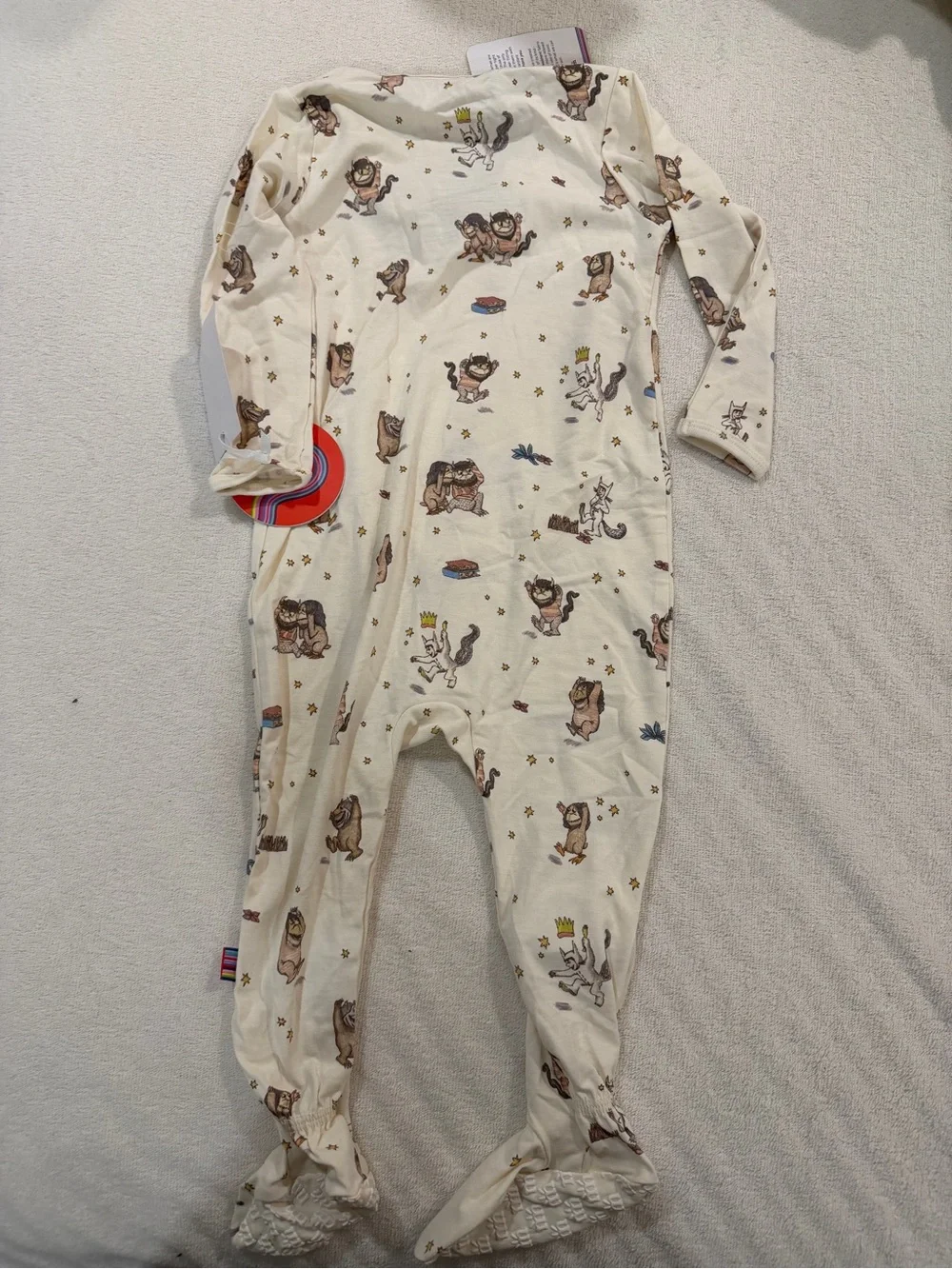 NWT Magnetic Me where the wild things are - 9-12M footed Footies